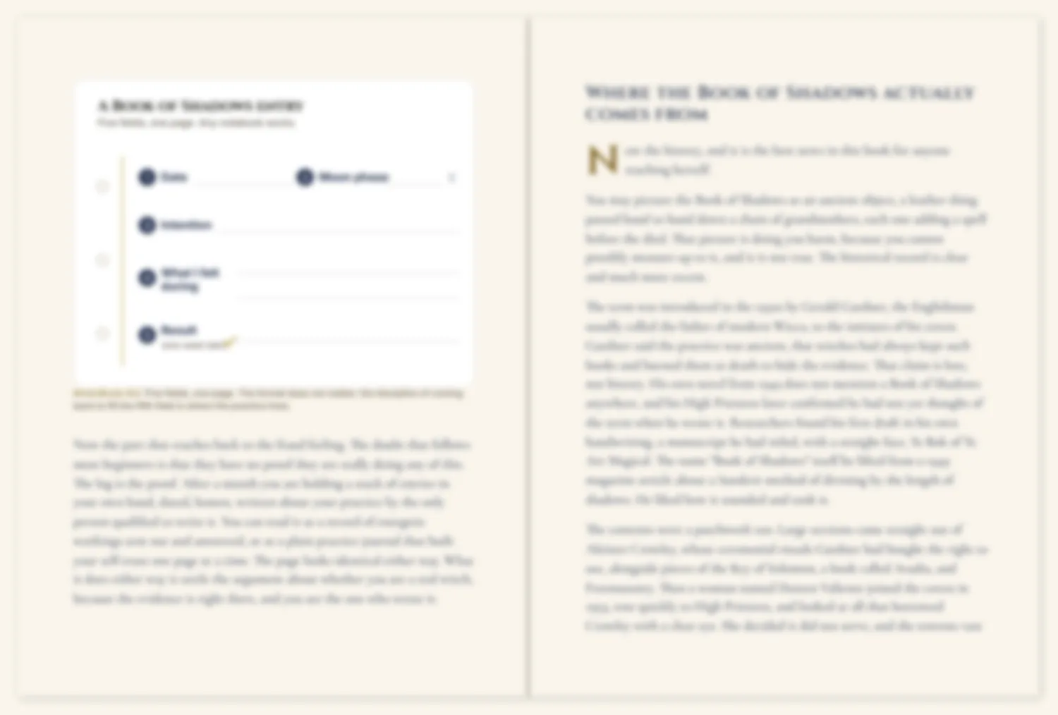 A two-page interior spread from the guide